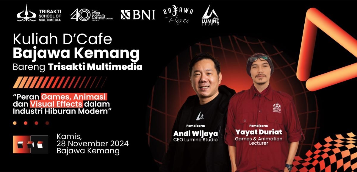 Kuliah di Café Bajawa Kemang Episode 2 - Mengupas Peran Games, Animasi dan Visual Effect dalam Industri Hiburan Modern! 01